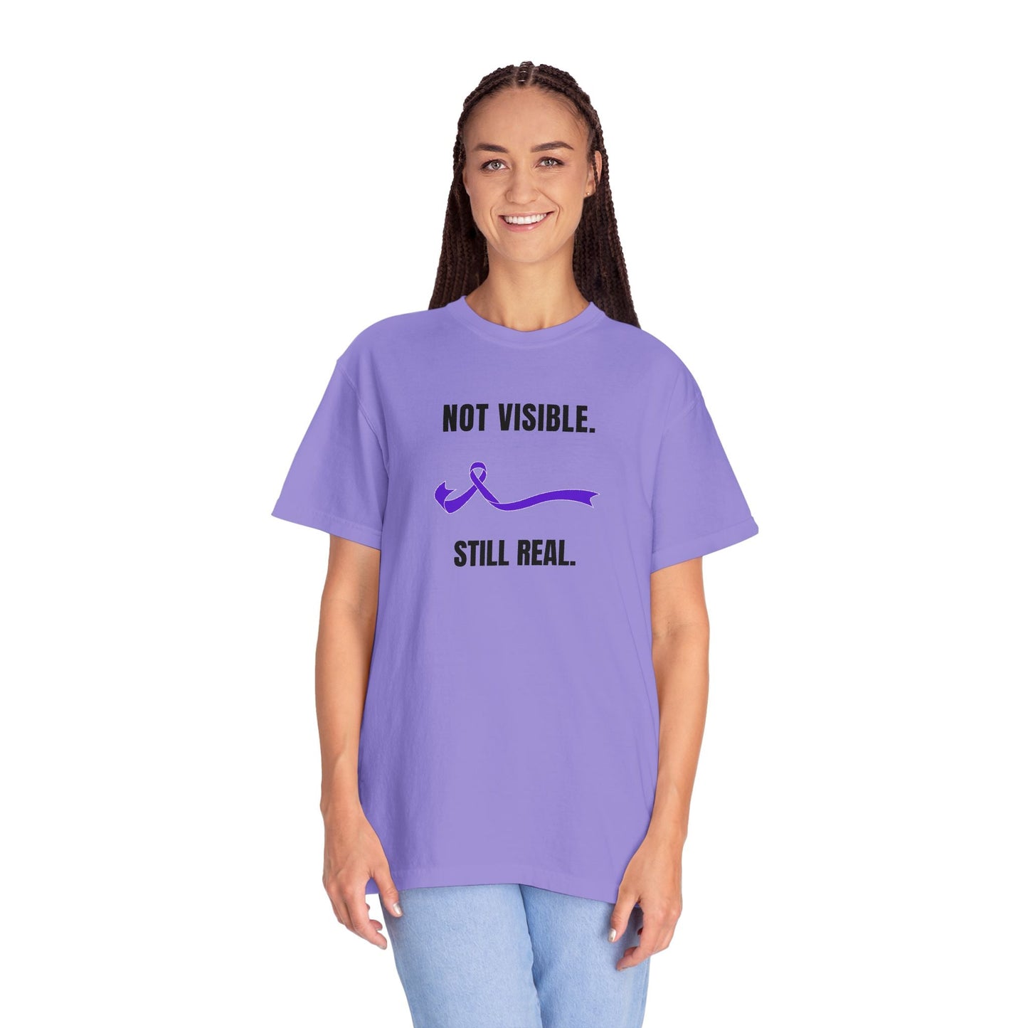Not Visible. Still Real. T-Shirt - Epilepsy Awareness