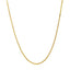 14k Yellow Gold Adjustable Box Chain - Elegant & Versatile