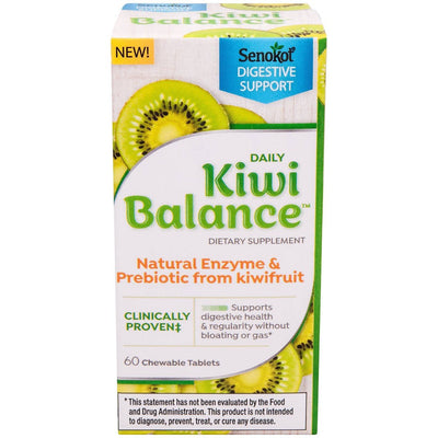 Senokot Daily Kiwi Balance Chewable Tablets for Digestive Support
