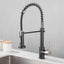 All copper rotatable cold and hot water dual mode sink, kitchen spring faucet - Korvel
