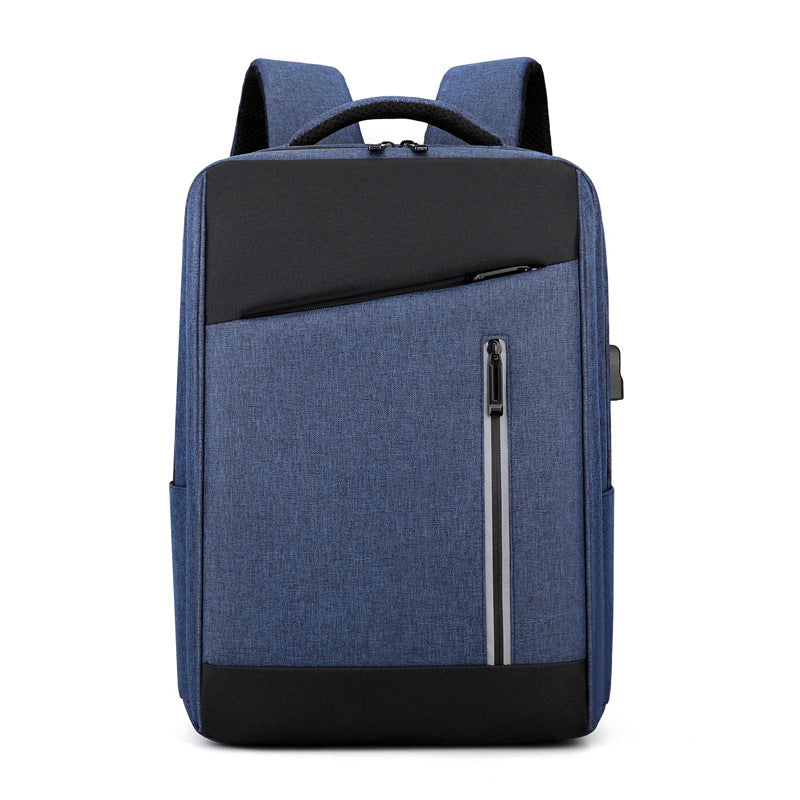 Large Capacity Business Casual Laptop Backpack with USB Charging