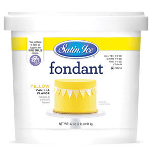 Fondant Premium Satin Ice para Decoración de Pasteles