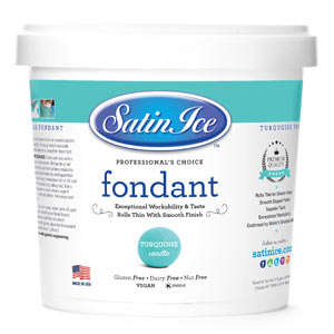 Fondant Premium Satin Ice para Decoración de Pasteles