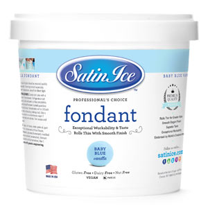 Fondant Premium Satin Ice para Decoración de Pasteles