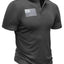 Men's American Flag Short Sleeve Henley Top