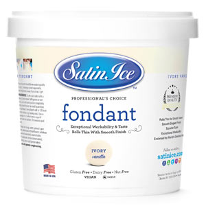 Fondant Premium Satin Ice para Decoración de Pasteles