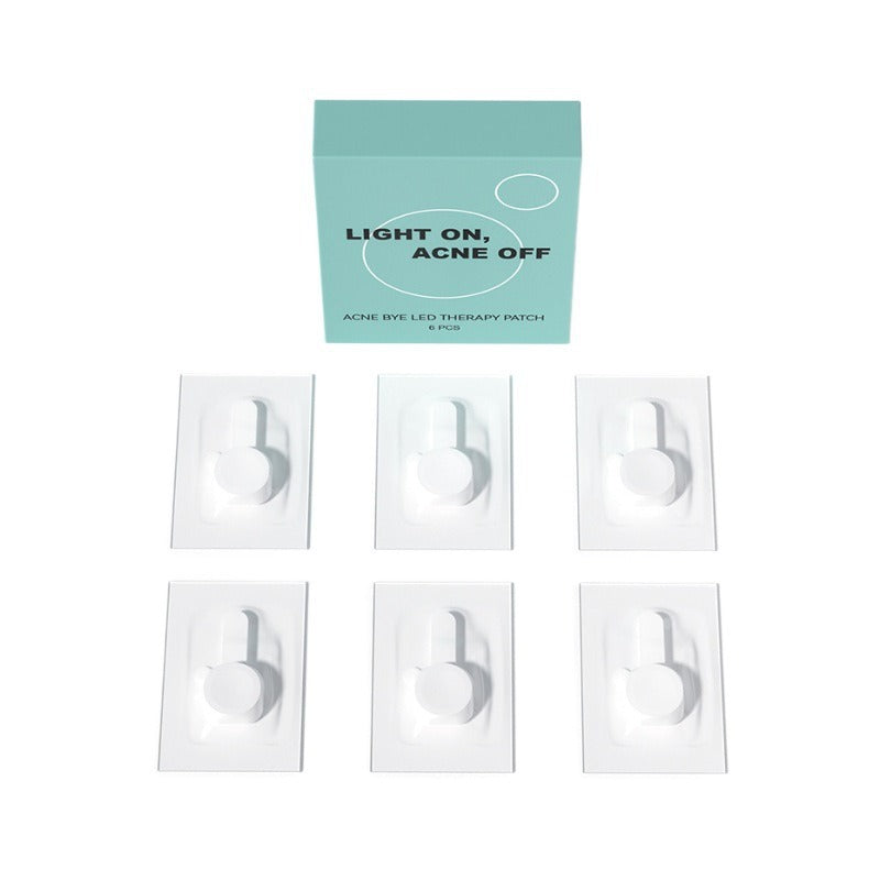 Electronic acne patch with red and blue light buttons acne removal patch with acne print water-based gel acne cleaning patch - Korvel
