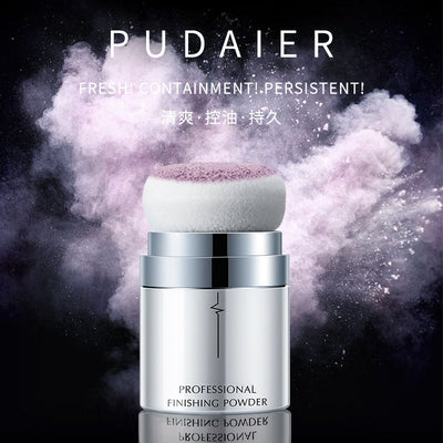 Pudaier Mushroom Head Loose Powder Soft Color Traceless Fixed Makeup Powder Brightens Skin Tone Invisible Pore Honey Powder - Korvel