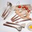 10 Pieces Kitchen Tools Set Wooden Handle Cooking Kitchen Utensil Set Silicone Utensils - Korvel