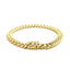 14k Yellow Gold Semi Solid Miami Cuban Bracelet - 7.5mm