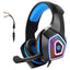 Head mounted gaming headphones colorful RGB wired computer headphones game controller headphones - Korvel