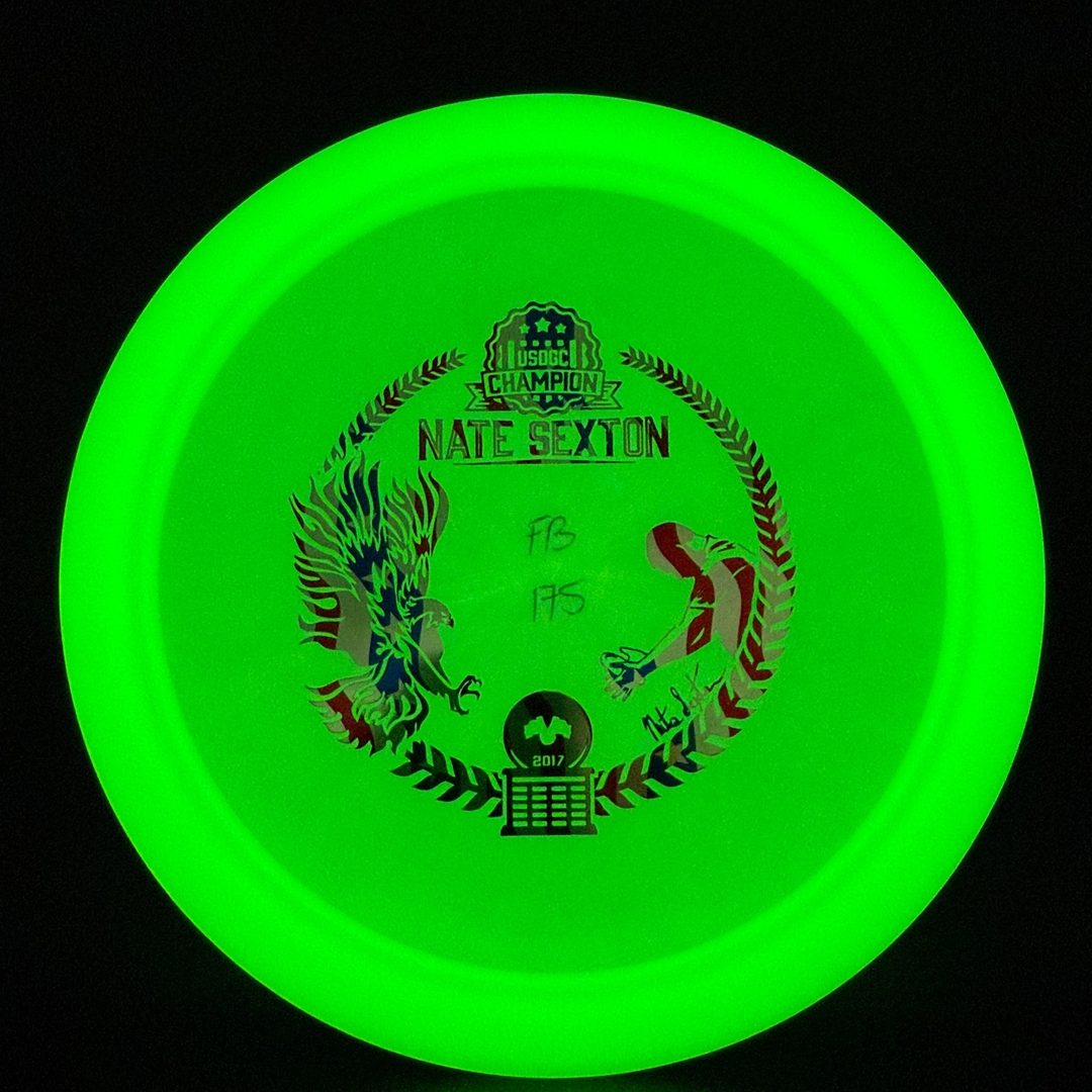 2017 Glow Champion Firebird - Nate Sexton Bottom Stamp