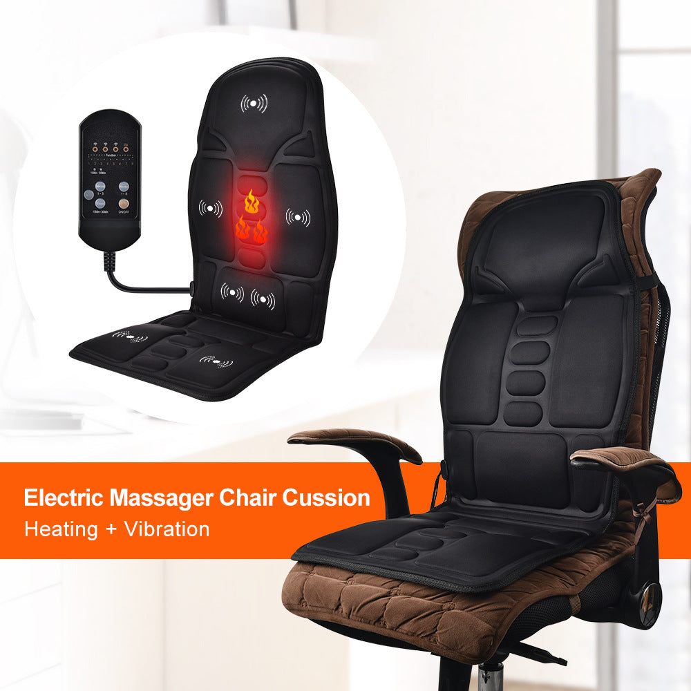 HISOME Dual-Use Car Heating Massage Cushion