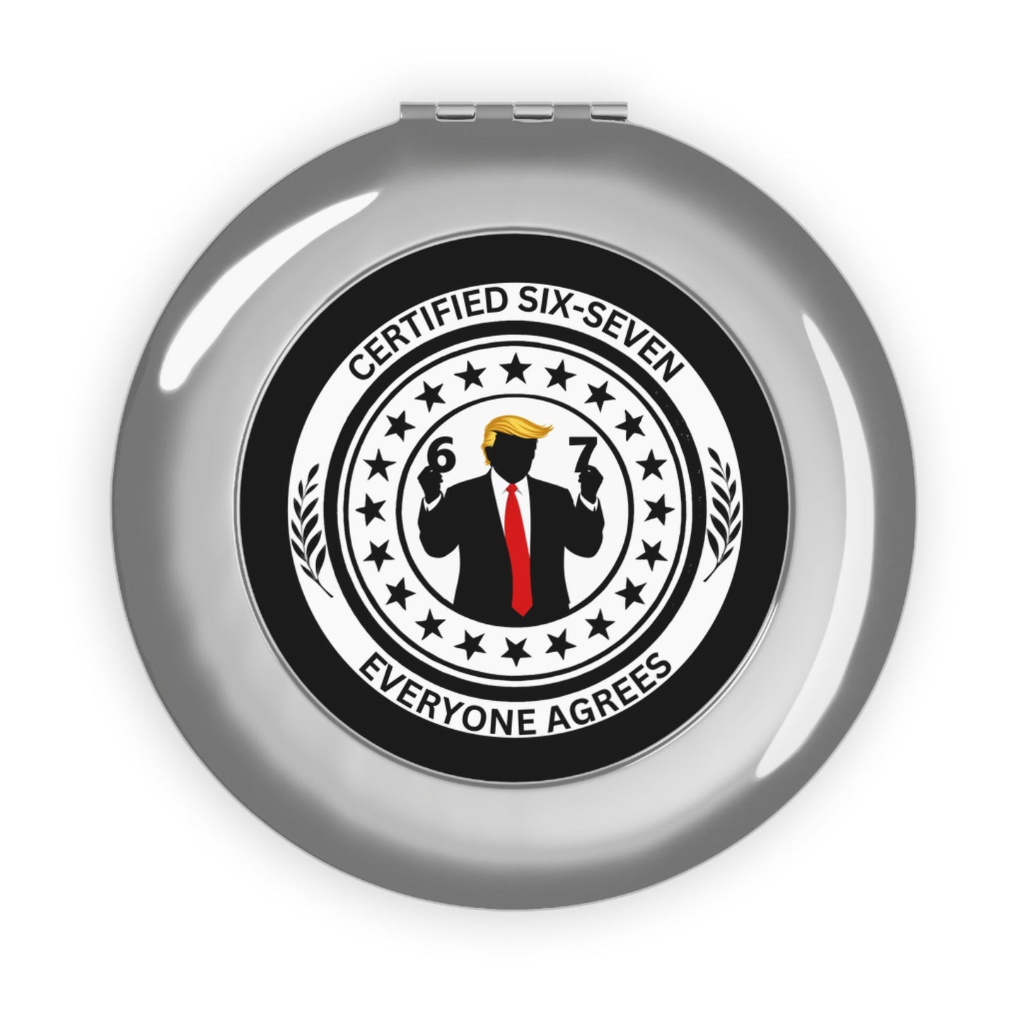 Espejo de Viaje Compacto Certificado Seis–Siete