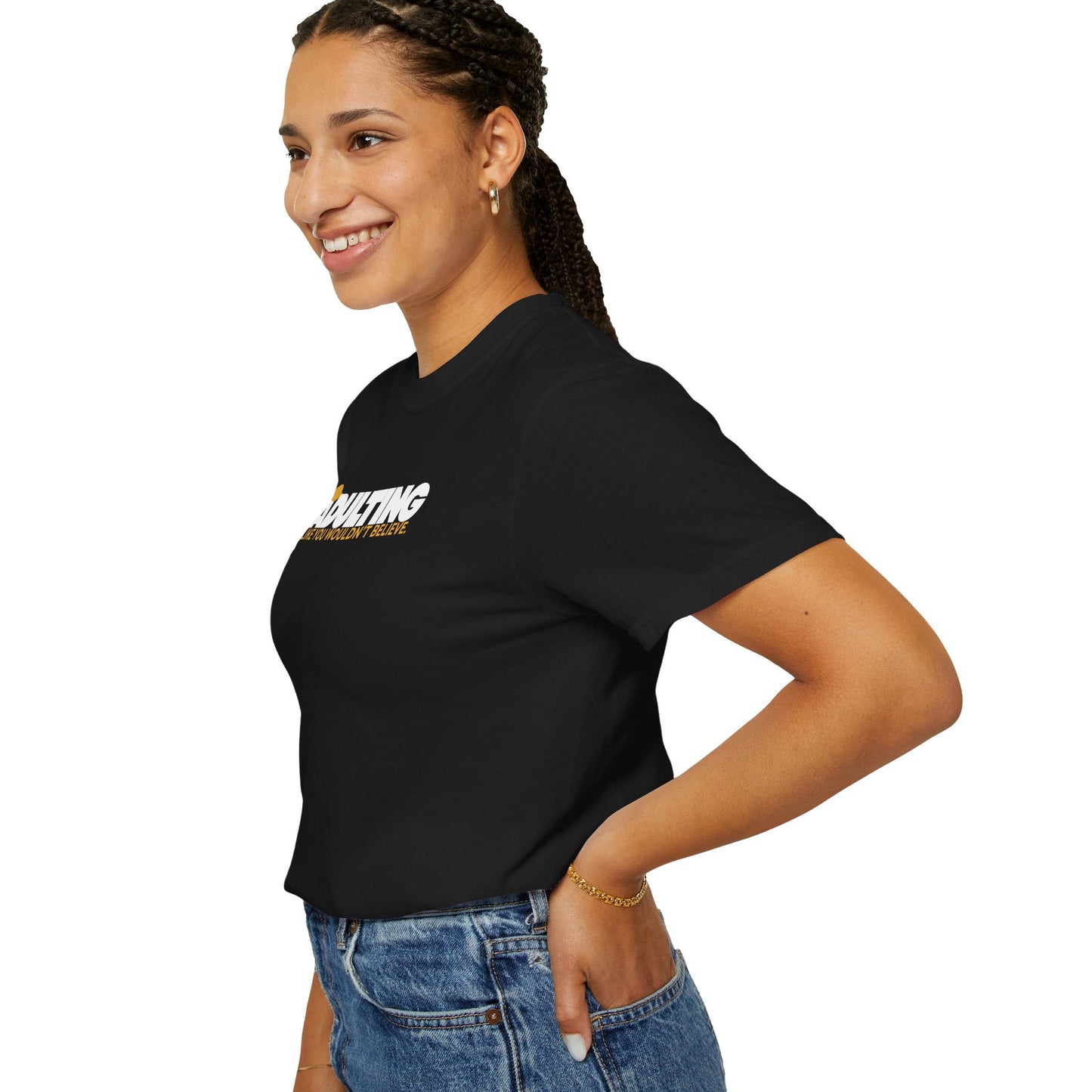 Adulting, como no lo creerías – Camiseta Unisex