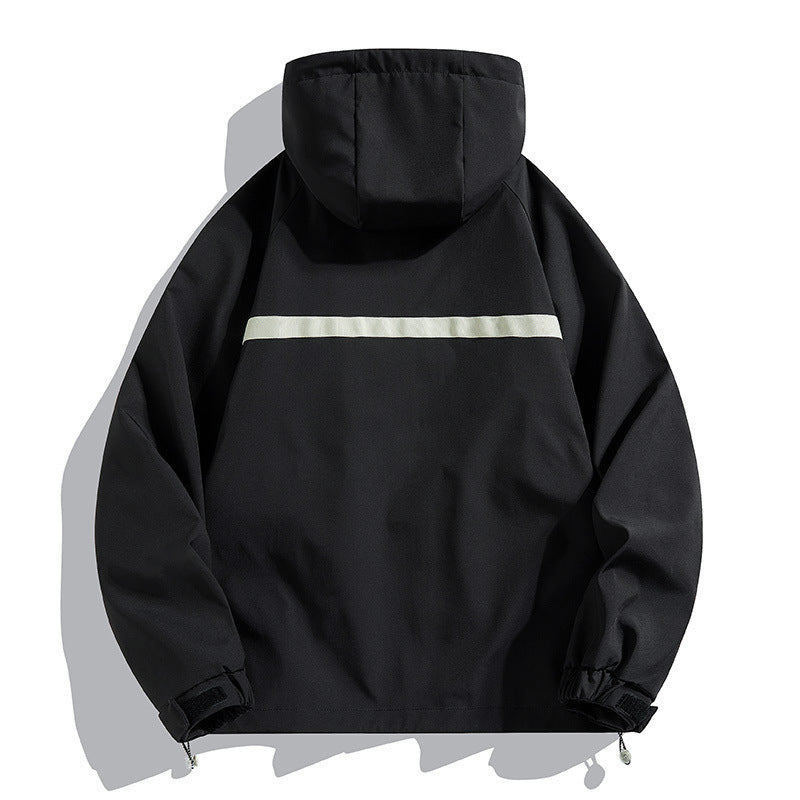 Veste imperméable à capuche élégante pour les loisirs en plein air