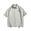 Chemise décontractée à manches courtes avec broderie de lettres