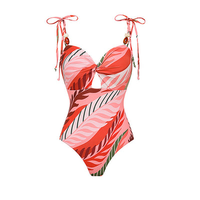Sexy slim fit fashionable design one-piece swimsuit for women - Korvel