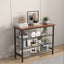 DN 4-Tier Metal Shoe Rack, Modern Multifunctional Shoe Storage Shelf with MDF Top Board, 1 pc per carton - Korvel