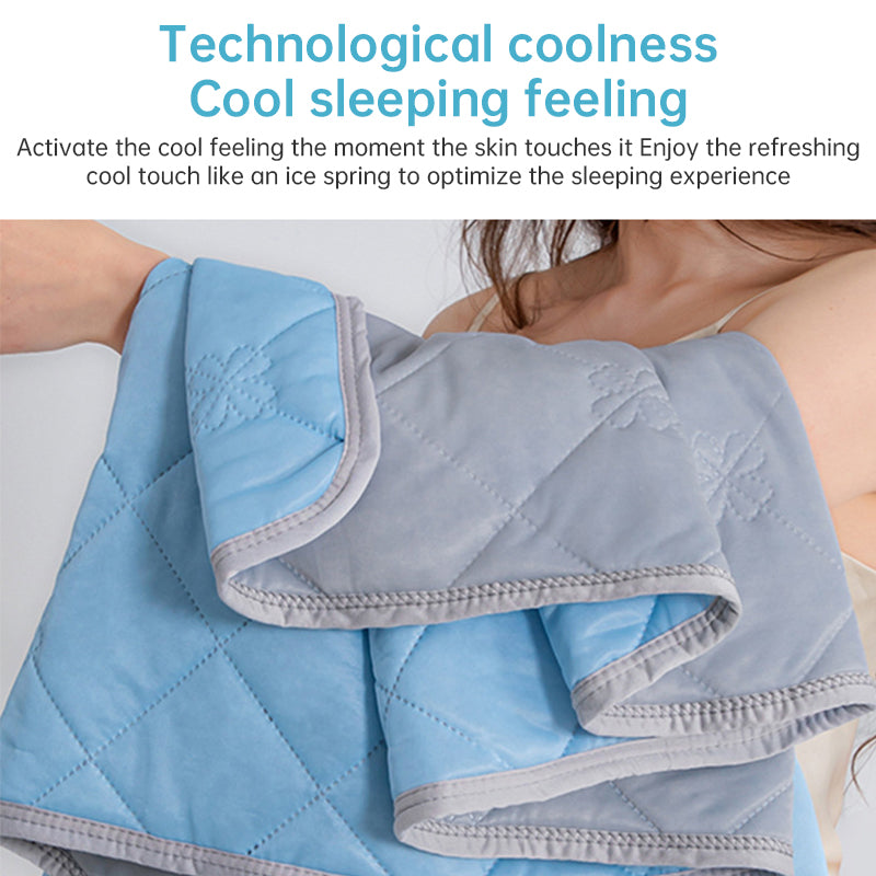 Grade A Cooling Blanket: Soft, breathable, king/queen size, summer lightweight cool comforter. - Korvel