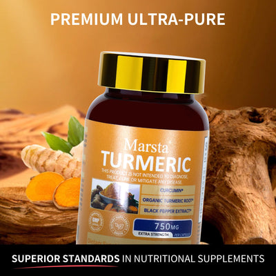 Capsules d'extrait de curcuma premium - 60 unités