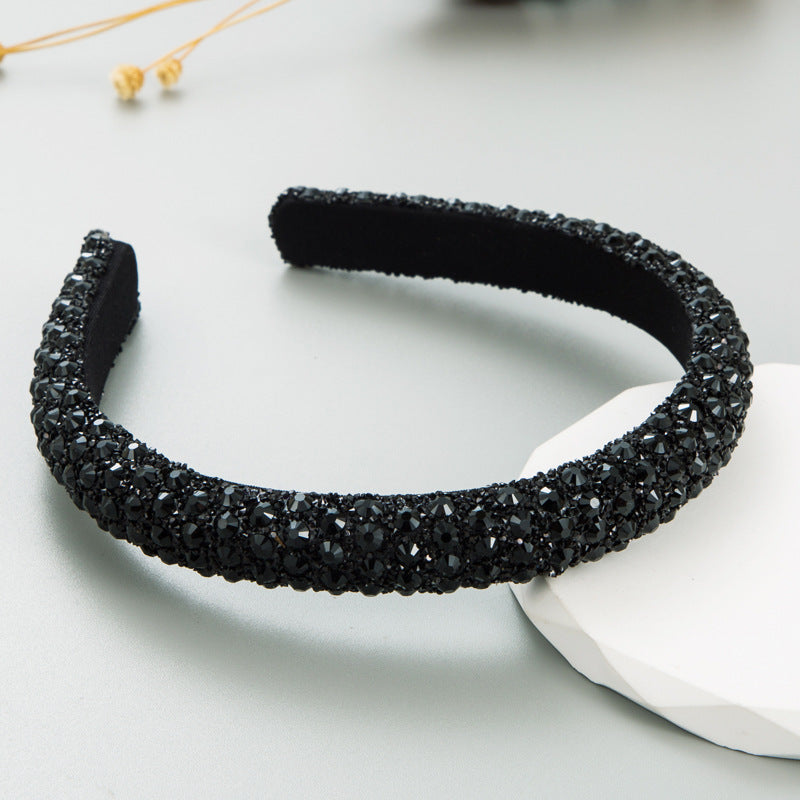 Diadema de Aro con Rhinestones de Color