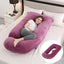 J-Shaped Pregnancy Pillow for Side Sleepers