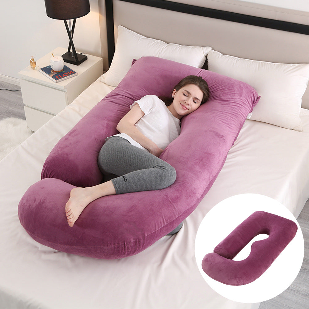 J-Shaped Pregnancy Pillow for Side Sleepers