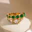 Elegant Stainless Steel Heart Rhinestone Ring