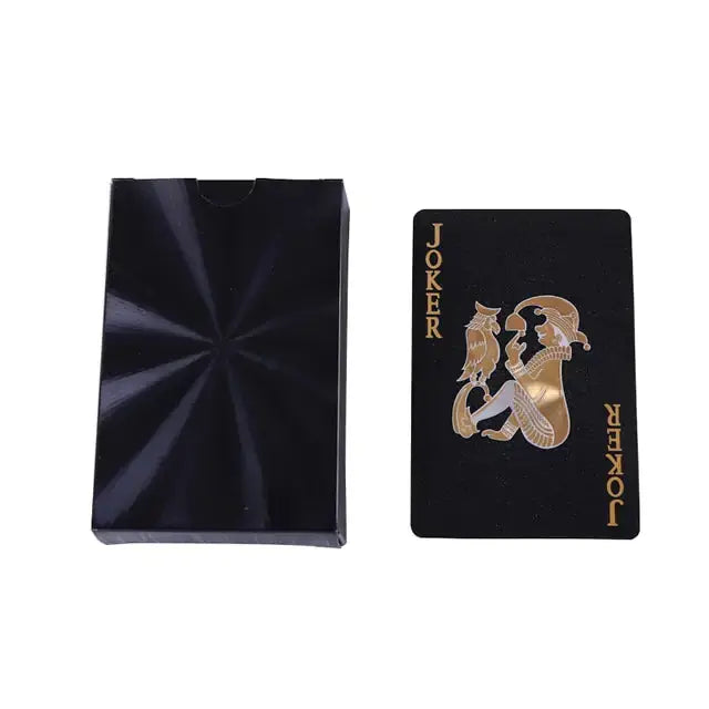 Cartas de Juego Black Gold - Juego de Cartas de Lujo
