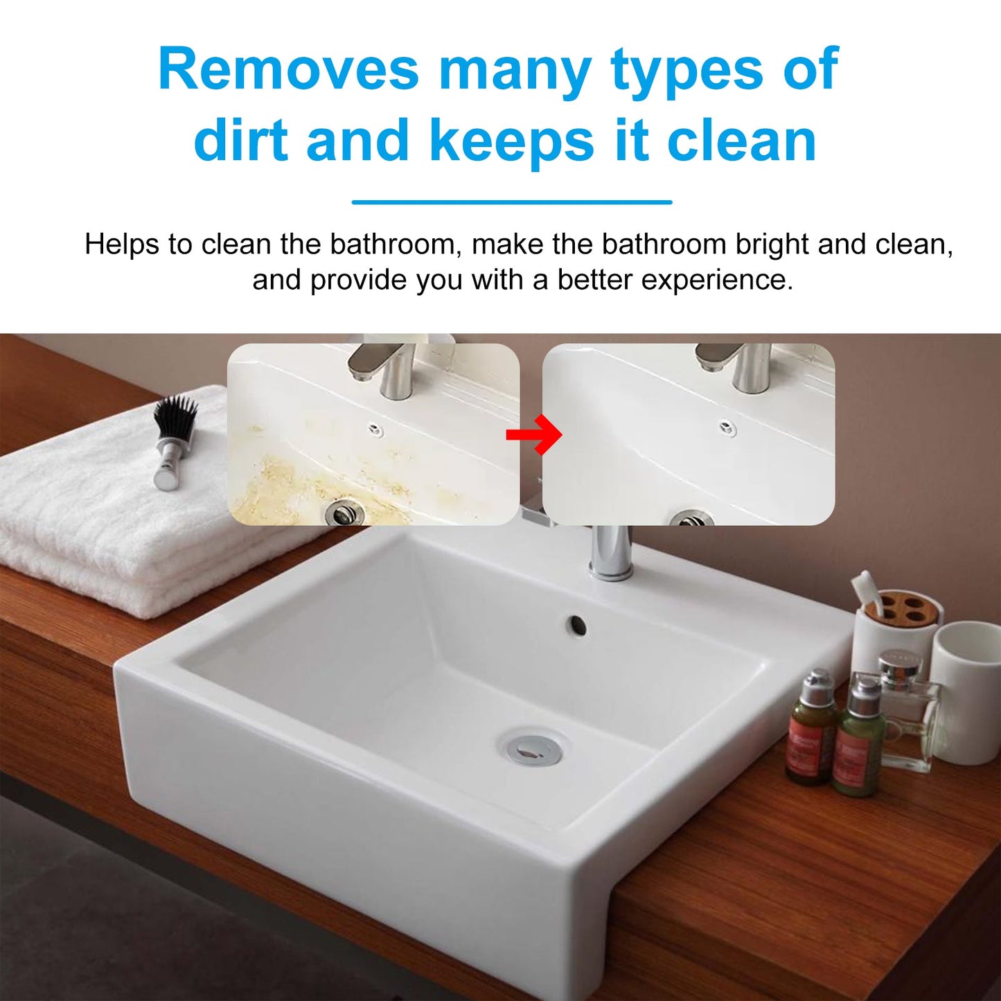 Multifunctional Bathroom Cleaning Tablets