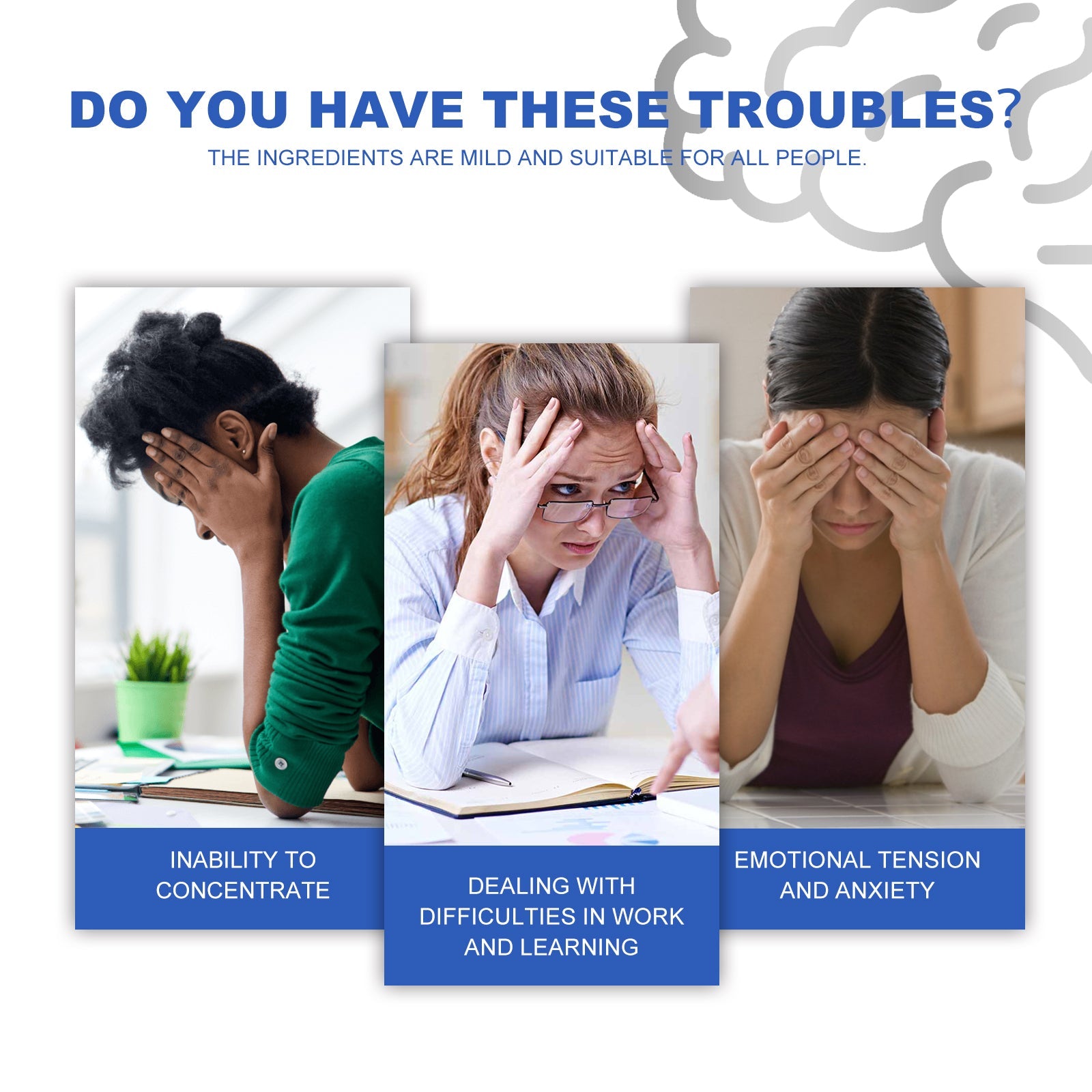 Brain Boost Plus, Relieve Anxiety Fatigue Enhance Energy Body Care Drops - Korvel