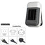 500W Portable Electric Fan Heater for Home & Office