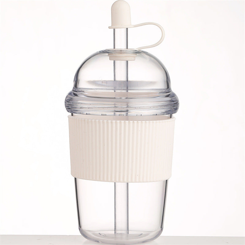 Gobelet à paille Ins-Style de 630ML avec couvercle – Parfait pour toute boisson
