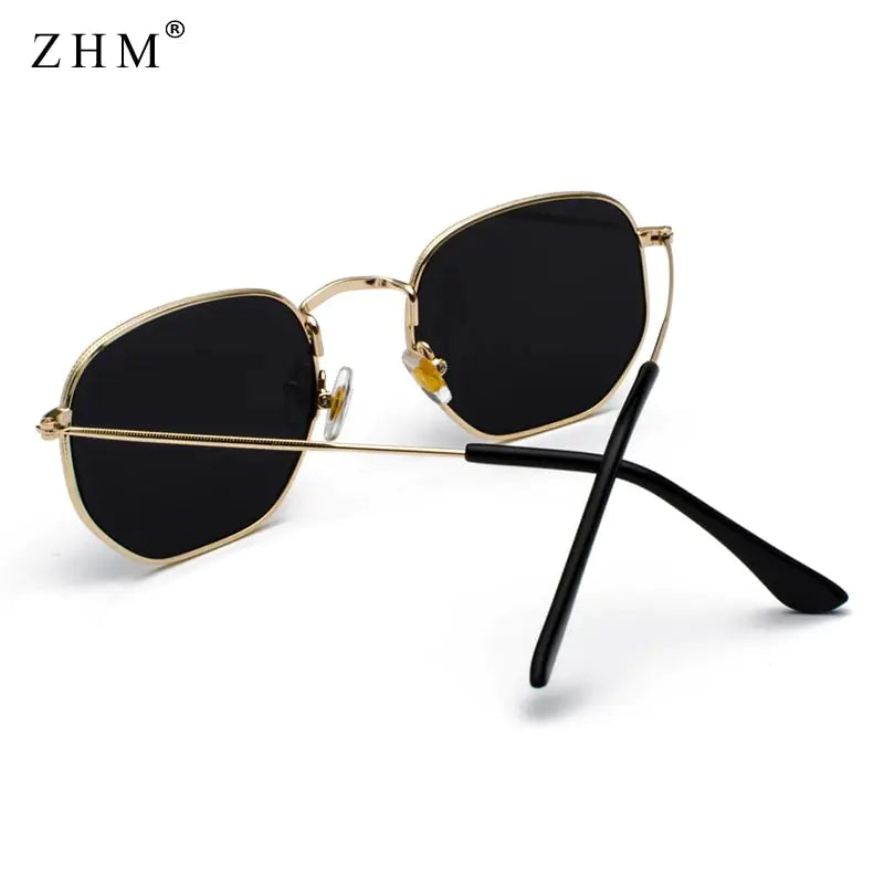 Luxury Classic Square Metal Frame Sunglasses