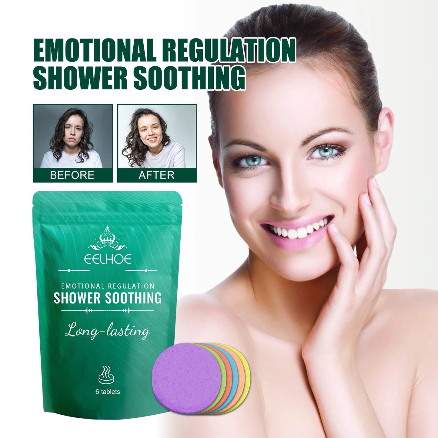 Body Care Shower Pack Gently Relieves Body Stress Relaxing Body Clea - Korvel