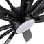 Modern Farmhouse 62-Inch Black Ceiling Fan with Smart Control