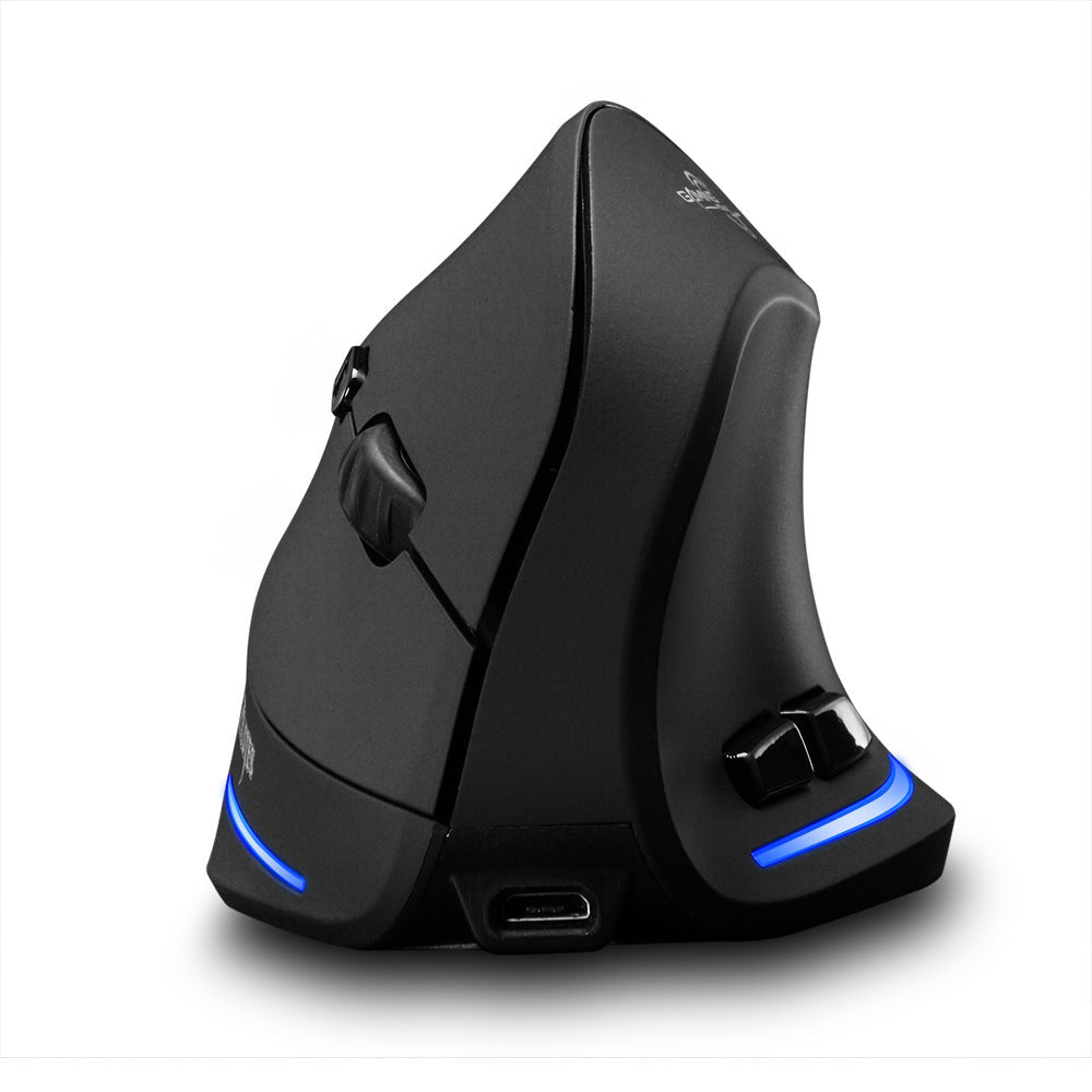 ZELOTES F-35A Vertical Mouse Grip Ergonomic Laptop Desktop Wireless Mouse - Korvel