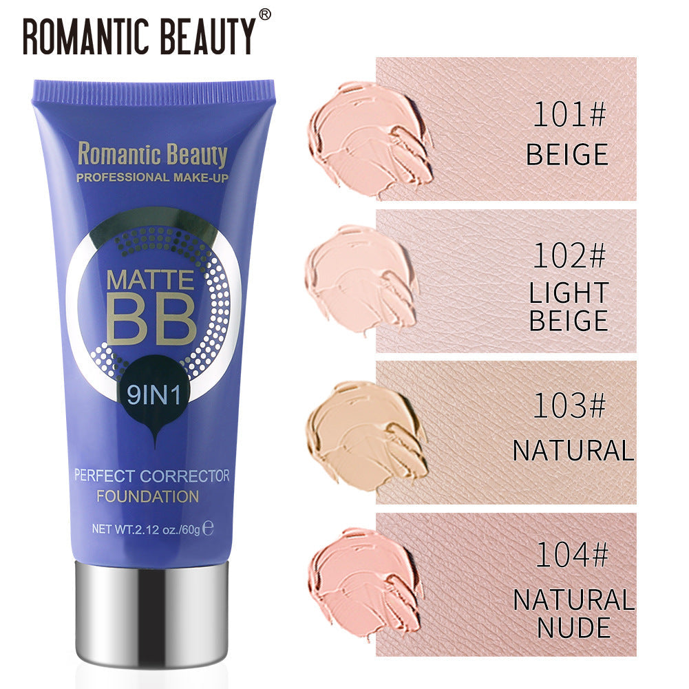 Omantic Beauty Liquid Foundation To Beautify Facial Pores Concealer Not Easy To Take Off Makeup BB Cream - Korvel