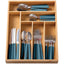 Juego de Utensilios de Cocina de Bambú COOK WITH COLOR con Organizador de Cajón