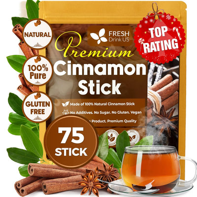 Premium Whole Cinnamon Sticks - 100% Natural & Pure Flavor