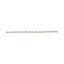10k Two-Toned Gold Baguette-Diamond Weave Bracelet - 7"