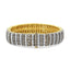 10K Yellow Gold 10-1/3 Cttw Diamond Tennis Bracelet - Size 7.25
