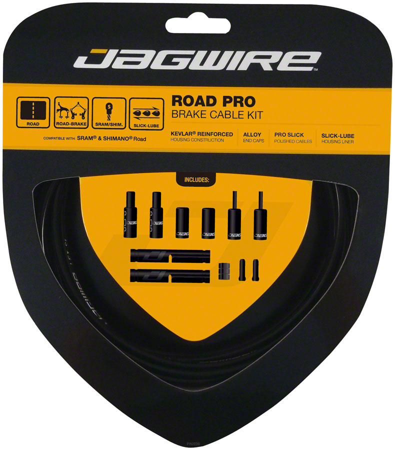 Kit de Cable de Freno Pro Jagwire para Bicicletas de Carretera - Negro