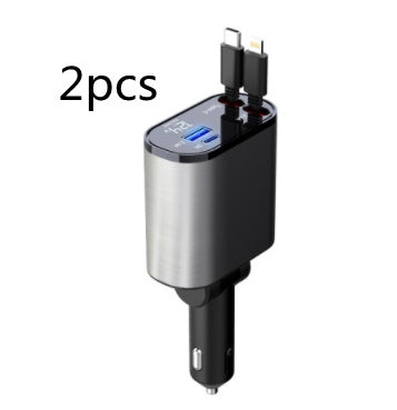 Premium Metal Car Charger 100W Fast Charging Adapter