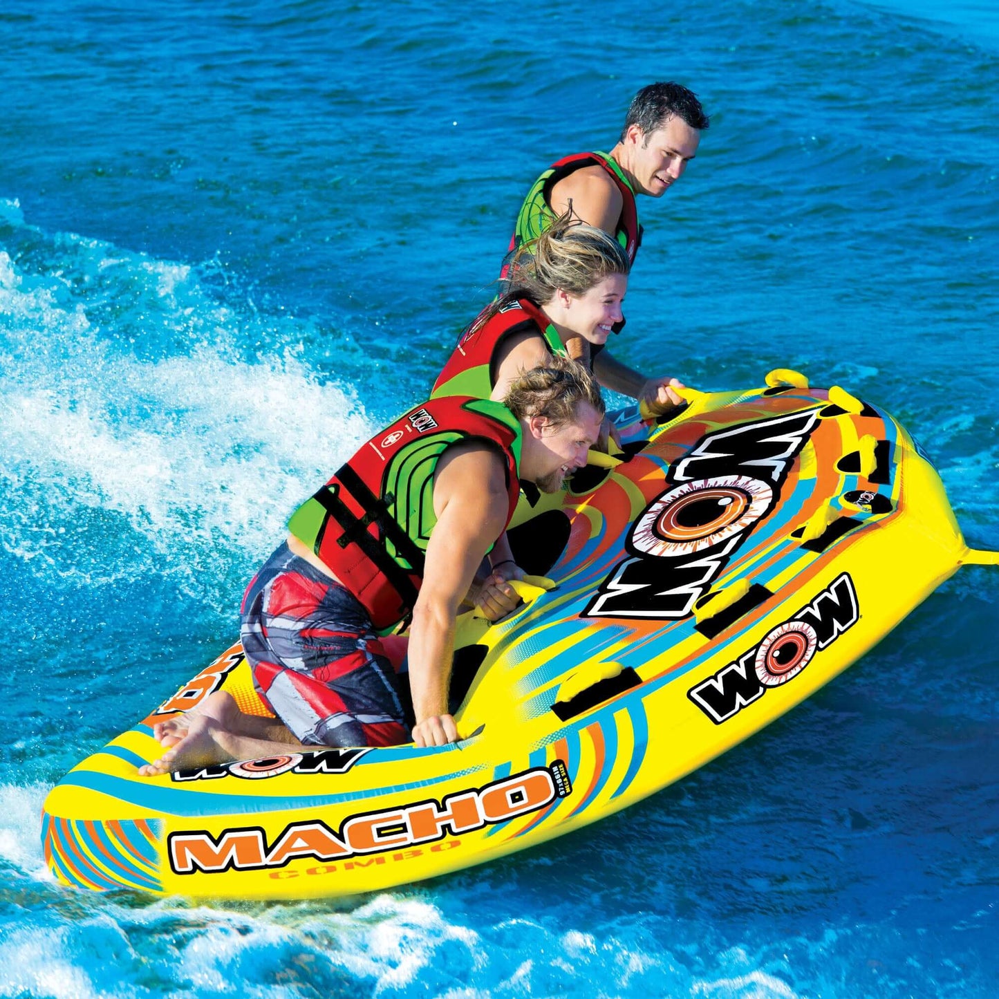 WOW Watersports Macho Tube à tirer pour 1 à 3 personnes