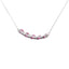 .73ct Pendentif en Rubis et Diamants en Or Blanc 10KT