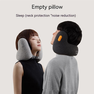 Travel Neck Care Two-in-One Memory Foam Pillow