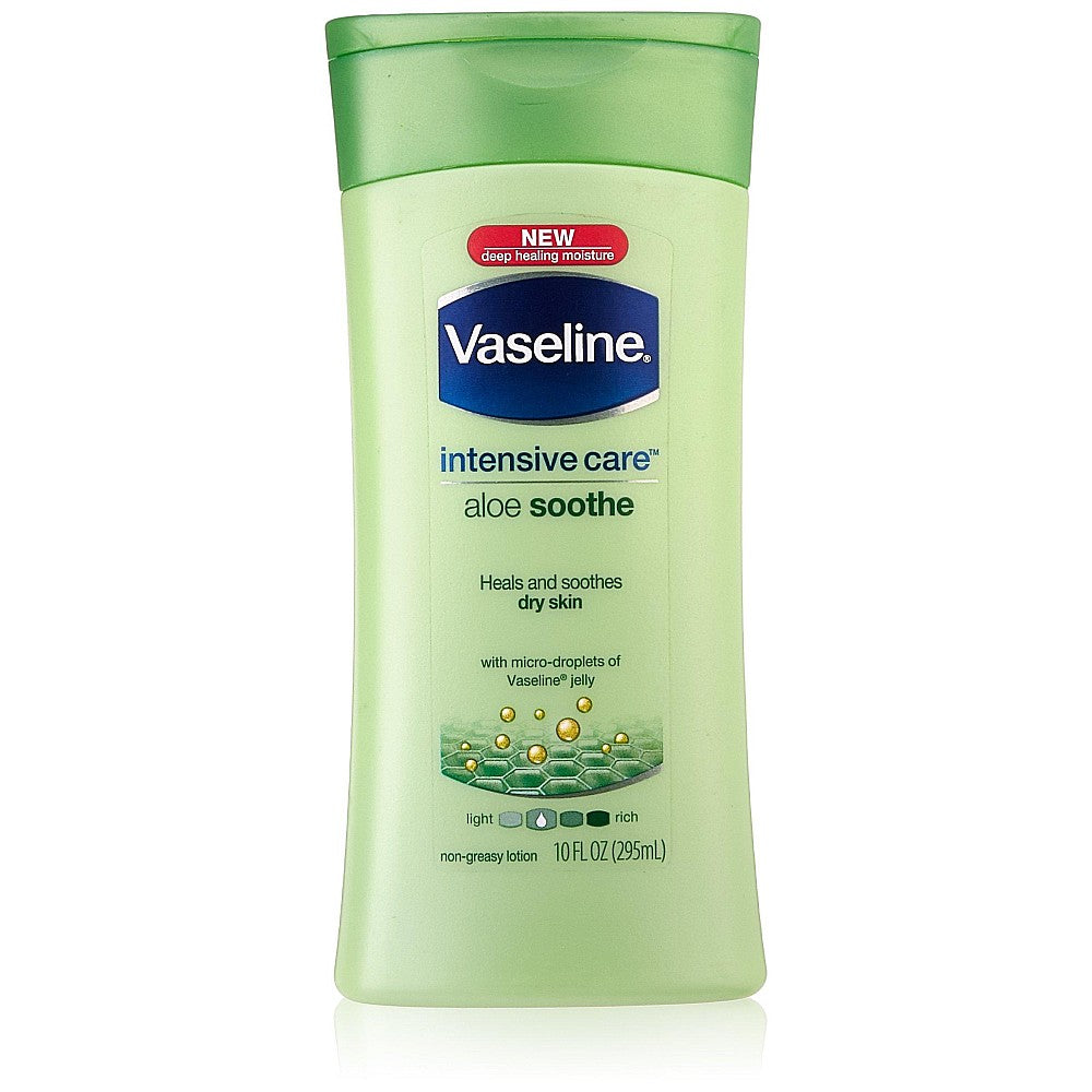 Lotion corporelle hydratante Vaseline Intensive Care avec Aloe Vera