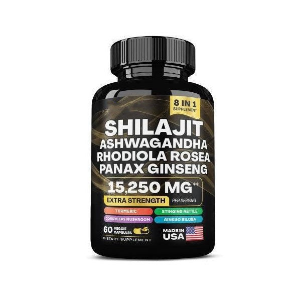 Sea moss Shilajit Frozen Collagen Peptide 2in1 Capsule Help Reduce Wrinkles - Korvel